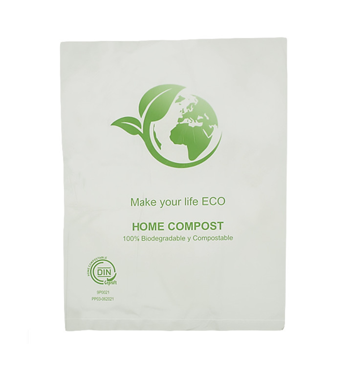 Sac Plastique Bio Home Compost 23x30,5cm (100 Utés) Sac Plastique Bio Home Compost 23x30,5cm (100 Utés)