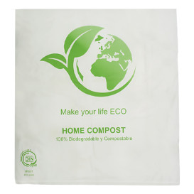 Sac Plastique Bio Home Compost 48x52cm (100 Utés)