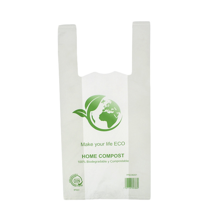 Sac à Bretelles Bio Home Compost 30x40 cm (100 Utés)