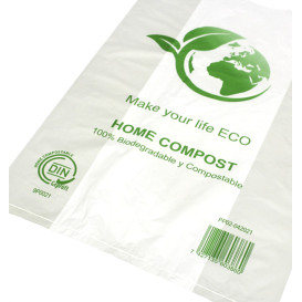 Sac à Bretelles Bio Home Compost 30x40 cm (100 Utés)