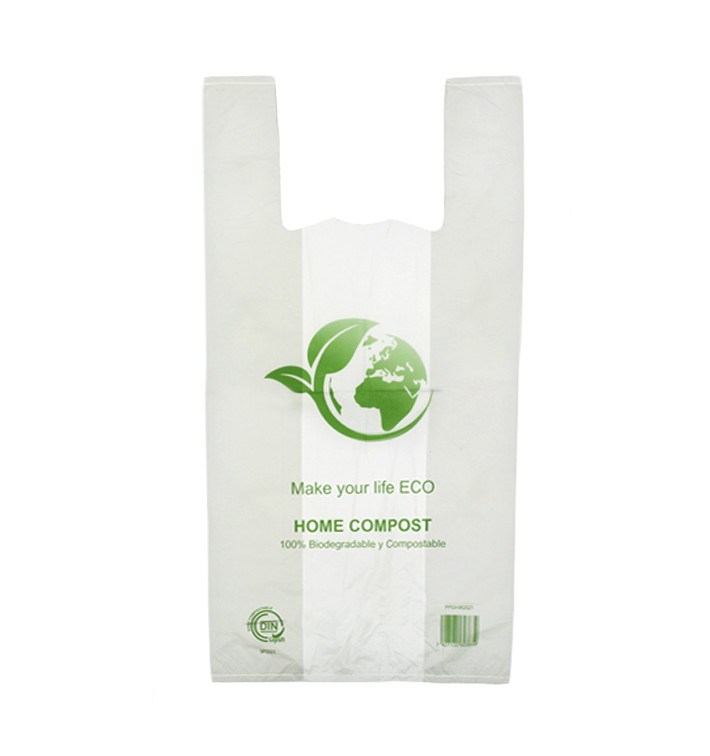 Plastic Hemddraagtassen Bio Home Compost 40x50cm (1.000 stuks) Plastic Hemddraagtassen Bio Home Compost 40x50cm (1.000 stuks)