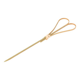 Bamboe vleespennen Hart Design 12cm (100 stuks) 