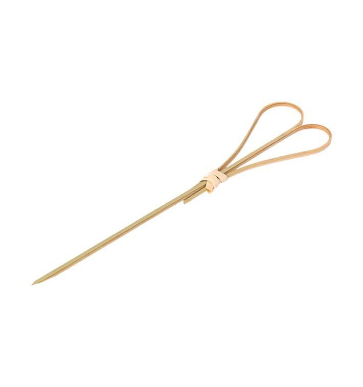 Bamboe vleespennen Hart Design 12cm (100 stuks) Bamboe vleespennen Hart Design 12cm (100 stuks)