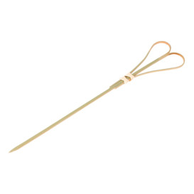 Pique en Bambou Décoré Coeur 150mm (100 Unités)