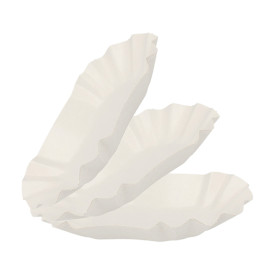 Kartonnen Snackbakjes Ovaal 16,5x10x3,5cm (250 stuks) 