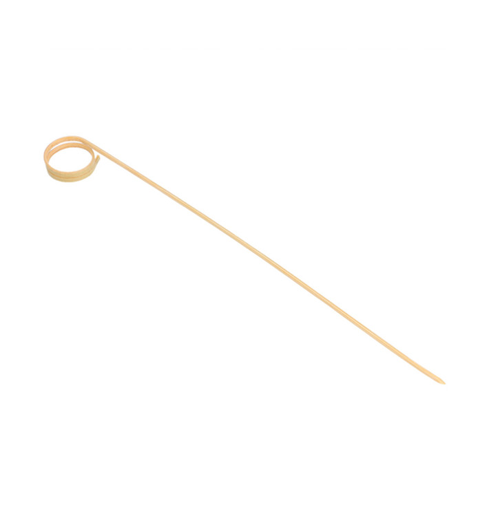 Pique en Bambou Décoré Spirale 200mm (5000 Unités) Pique en Bambou Décoré Spirale 200mm (5000 Unités)