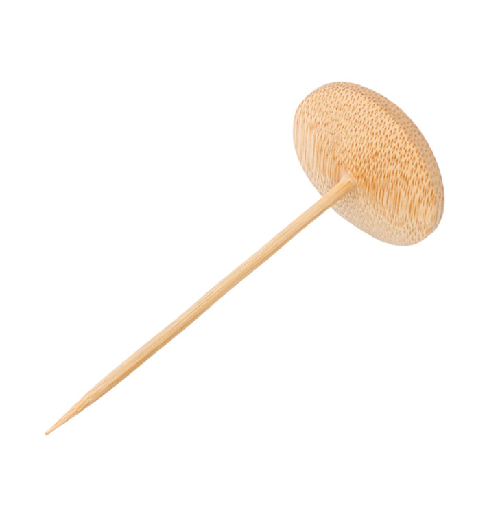 Bamboe vleespennen "Platillo" Design 10cm (24 stuks) Bamboe vleespennen "Platillo" Design 10cm (24 stuks)