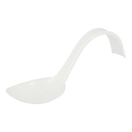 Cuillère Dégustation Anse Courbe Blanc 130mm (50 Utés)