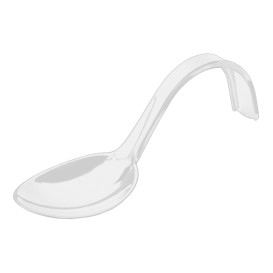 Cuillère Dégustation Anse Courbe Blanc 130mm (50 Utés)