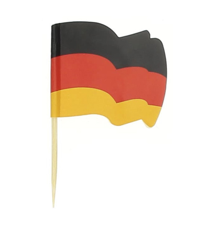 Vlag van Duitsland vleespennen 6,5cm (14400 stuks)