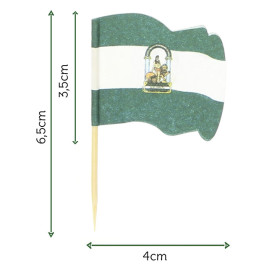 enalusië Vlag vleespennen 6,5cm (144 stuks) 