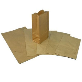 Papieren zak zonder handvat kraft 30+18x43cm (25 stuks)