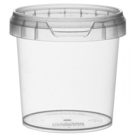 Plastic deli Container met Plastic Deksel PP Onbreekbaar 155 ml Ø6,9 (960 stuks)