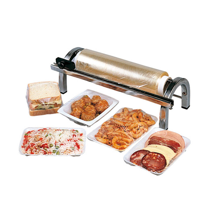 Voedsel wrap Dispenser met Snijder Roestvrij van staal 45cm (1 stuk) 