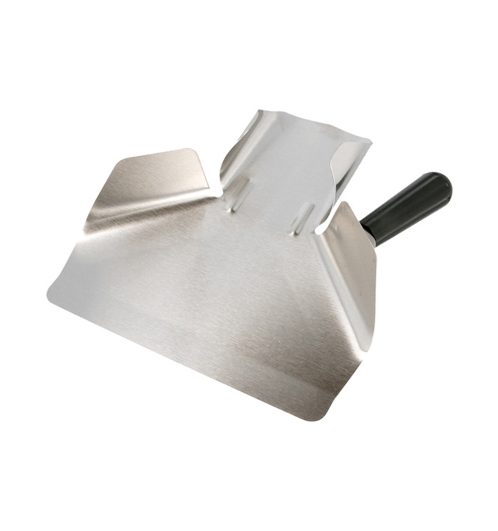 Pelle à Frites 1 Poignée Inox Argent 20x22,5x5 cm (1 Uté) Pelle à Frites 1 Poignée Inox Argent 20x22,5x5 cm (1 Uté)