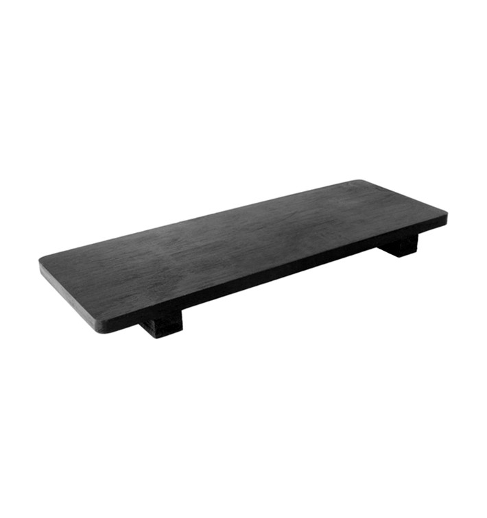 Base en Bambou Noir pour Sushi 30x11x2,5cm (1 Uté)