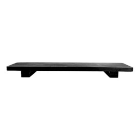 Bamboe sushi dienblad zwart 30x11x2,5cm (1 stuk) 