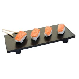 Base en Bambou Noir pour Sushi 50x23x2,5cm (1 Uté)