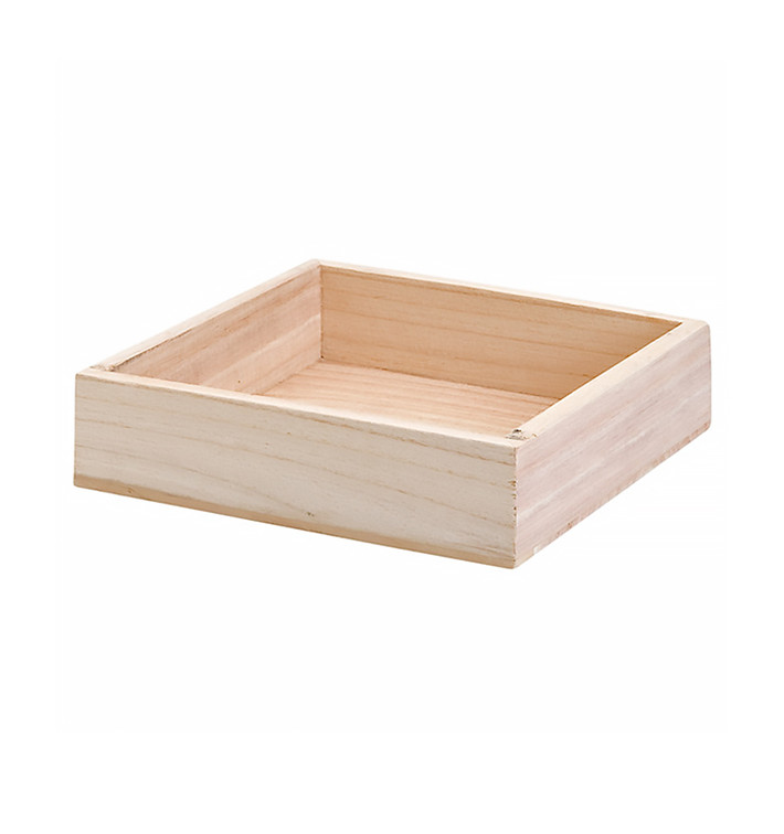 Houten Etalerende Box 37x21x5cm (1 stuk) Houten Etalerende Box 37x21x5cm (1 stuk)