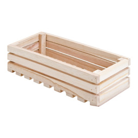 Houten Etalerende Box 21,6x10,2x6cm (30 stuks)