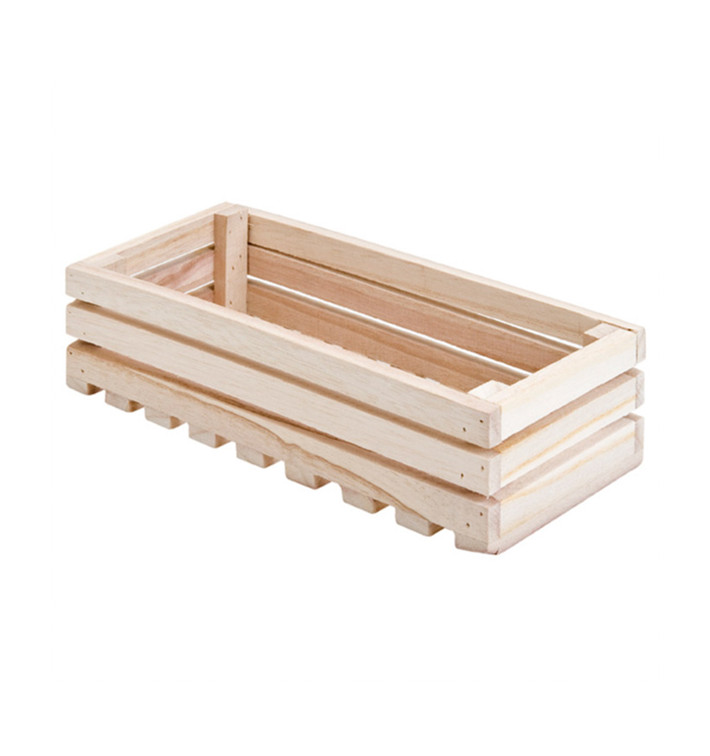 Houten Etalerende Box 21,6x10,2x6cm (30 stuks)