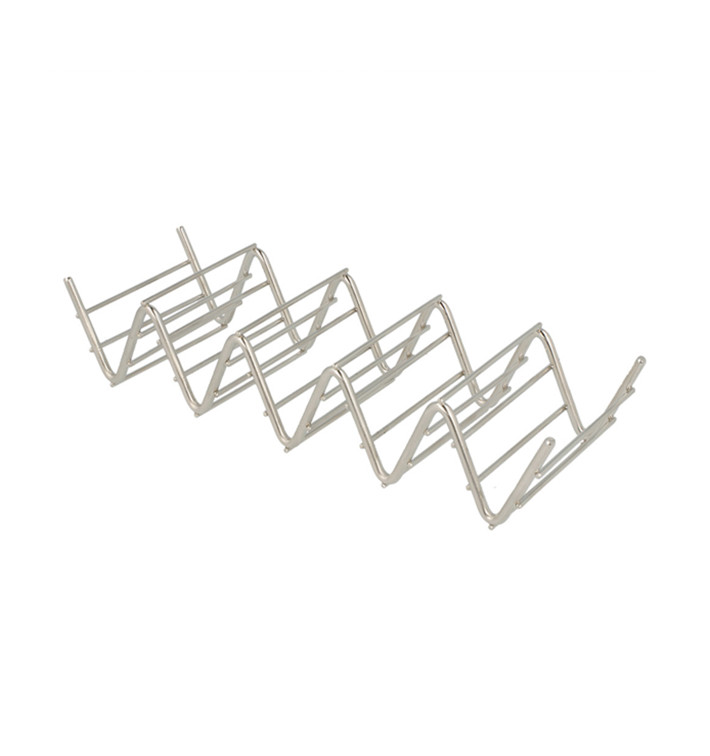 Support pour Hot Dog en Acier 197x64x38mm (1 Uté) Support pour Hot Dog en Acier 197x64x38mm (1 Uté)