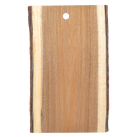 Plateau Rectangulaire Présentation en Bois 405x255x19mm (6 Utés)