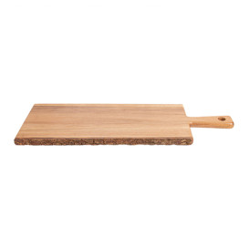 Houten bediening schotel met Hendel 50,8x15,3x1,5cm (8 stuks)