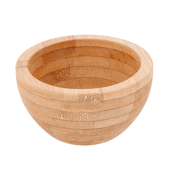 Mini Bol en Bambou Ø8x4,2cm (1 Uté) Mini Bol en Bambou Ø8x4,2cm (1 Uté)