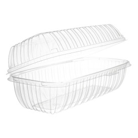 Boîte Couvercle Charnière OPS "Clear Seal" Pour Sandwich 290ml (100 Utés)