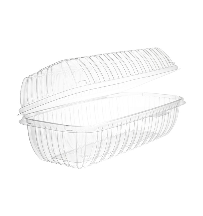 Boîte Couvercle Charnière OPS "Clear Seal" Pour Sandwich 290ml (100 Utés)