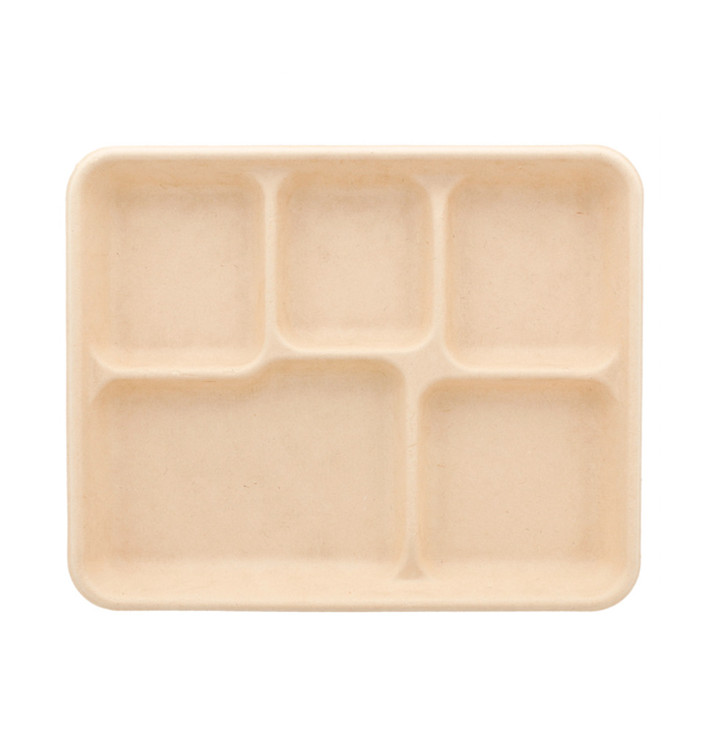 Suikerriet dienblad 5C Naturel 26,5x215x2cm (50 stuks) Suikerriet dienblad 5C Naturel 26,5x215x2cm (50 stuks)