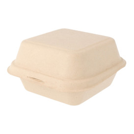 Boîte en Canne à Sucre Naturel 152x152x84mm (600 Utés)