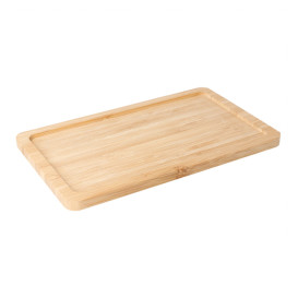 Bamboe wegwerp dienblad Cocktail 20,5x12,5x1cm (1 stuk) 