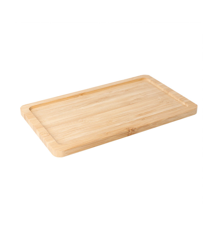 Bamboe wegwerp dienblad Cocktail 20,5x12,5x1cm (10 stuks) Bamboe wegwerp dienblad Cocktail 20,5x12,5x1cm (10 stuks)