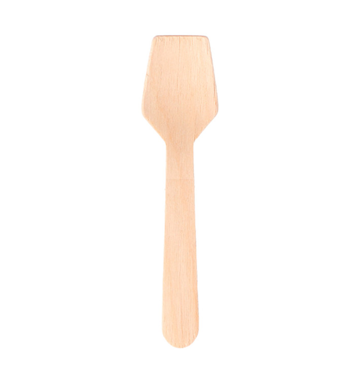 Petite Cuillère en Bois pour Glace 70mm (2000 Unités) Petite Cuillère en Bois pour Glace 70mm (2000 Unités)