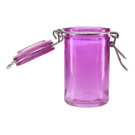 Bocal en Verre Hermétique Lilas 70 ml Ø4,5x8 cm (32 Utés)