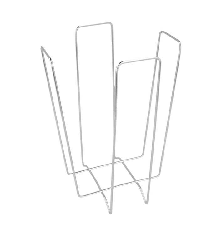 Porte-serviettes en Fil Metallique 22x22x18cm (1 Uté) Porte-serviettes en Fil Metallique 22x22x18cm (1 Uté)