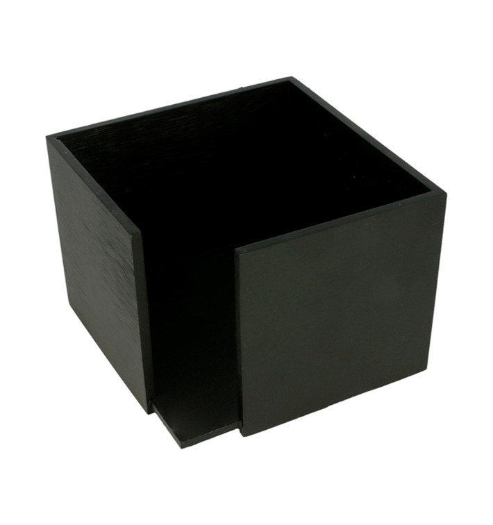 Porte-serviettes Cocktail Bambou Noir 13,5x13,5x10cm (12 Utés) Porte-serviettes Cocktail Bambou Noir 13,5x13,5x10cm (12 Utés)
