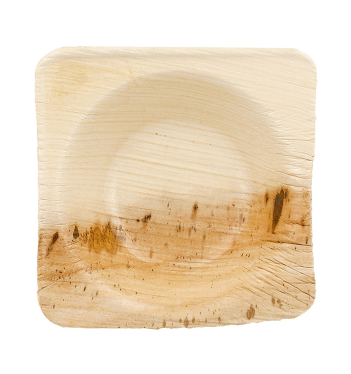 Mini Bol en Feuilles de Palmier 5x5x2cm (25 Utés) Mini Bol en Feuilles de Palmier 5x5x2cm (25 Utés)