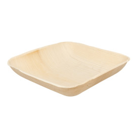 Bol en Feuilles de Palmier 20x20x4cm (25 Unités)