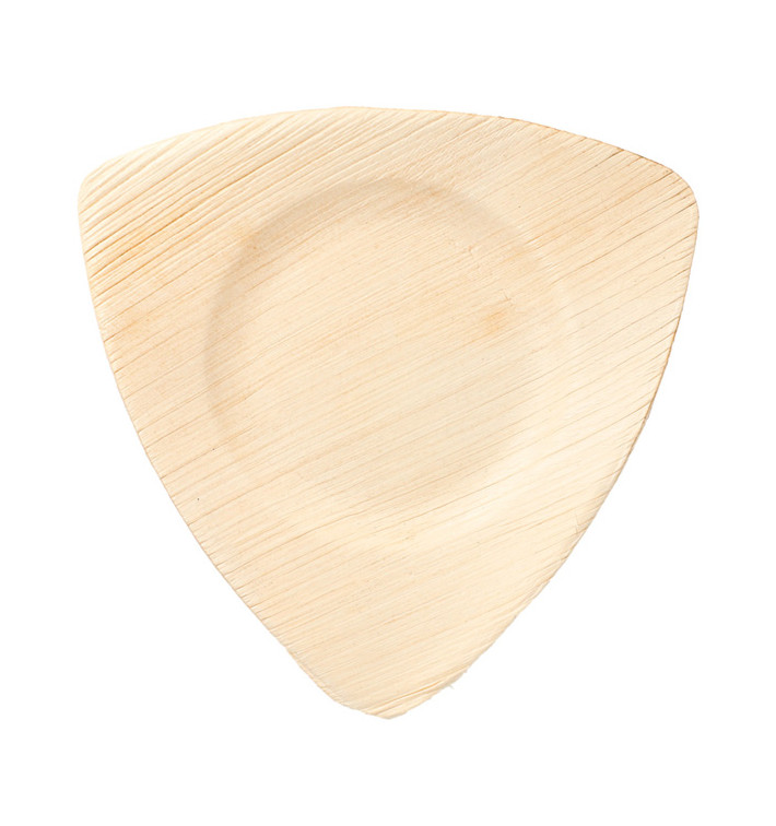 Assiette Feuilles de Palmier Triangle 15x13x1cm (200 Unités) Assiette Feuilles de Palmier Triangle 15x13x1cm (200 Unités)