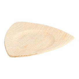Palm blad bord Driehoekige vorm 15x13x1cm (200 stuks)