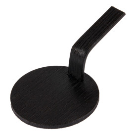 Mini Pelle Bambou Noire Pour Tapas Ø5 cm (400 Utés)