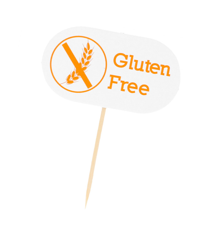 Pique Marqueur Gluten Free 8 cm (100 Utés) Pique Marqueur Gluten Free 8 cm (100 Utés)