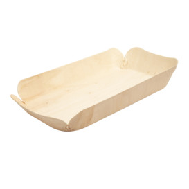 Houten steunplateau dienblad Rectangular 23x11,5x3,4 cm (200 stuks)