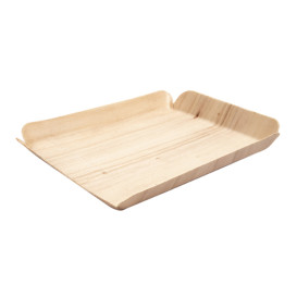 Houten steunplateau dienblad Rectangular 15x11,5x1,5 cm (200 stuks)