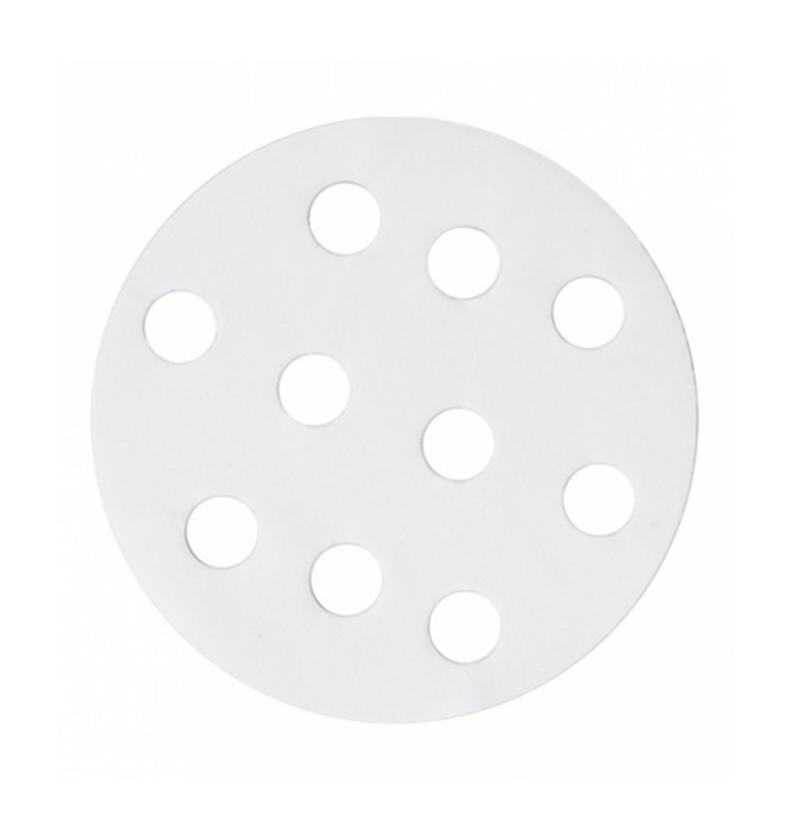 Papier Ingraissable pour Panier Vapeur Ø8 cm (250 Utés) Papier Ingraissable pour Panier Vapeur Ø8 cm (250 Utés)
