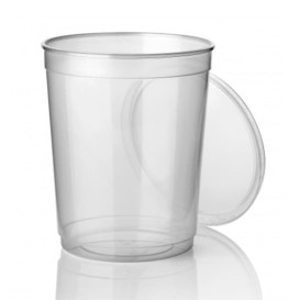 Plastic deli Container PP transparant 1000 ml Ø11,5cm (50 stuks)