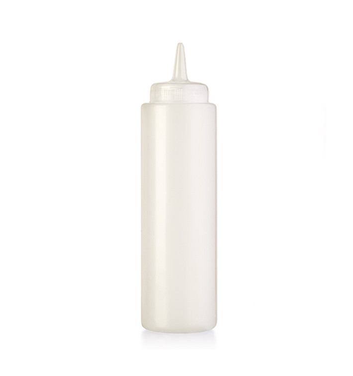 Bouteille pour Sauces Plastique Translucide 240ml (72 Utés) Bouteille pour Sauces Plastique Translucide 240ml (72 Utés)